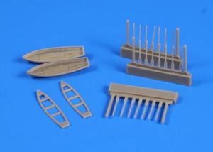 8 m Cutter (2pcs) with paddles for Trupeter 1/200