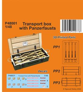 Transport box with Panzerfausts 1/48