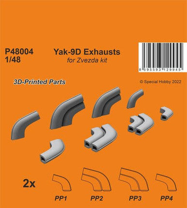 1/48 CMK Yak9D Exhausts