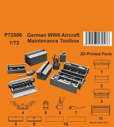 1/72 CMK German WWII Aircraft Maintenance Toolbox