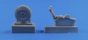 Tempest/Typhoon - Tail wheel with strengthened leg for Special Hobby/Pacific Coast kits 1/32