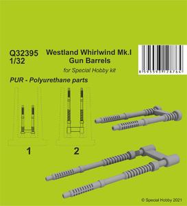 Westland Whirlwind Mk.I Gun Barrels 1/32