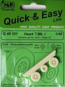 Hawk T.Mk.I Wheels for Air/Italeri kit 1/48