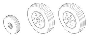 Bae Hawk 100 series - Wheels for Airf. 1/48