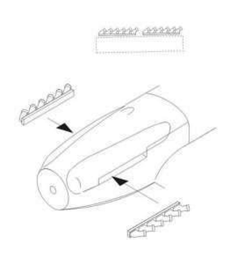 Seafire FR.47 - Exhausts for SH Resin