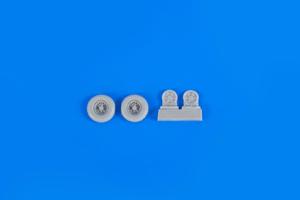 P-47D/M Thunderbolt - Wheels (Diamond Tread Pattern) set for any P47D/M 1/72