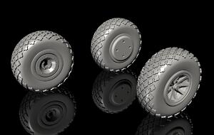 P-40 Wheels – Diamond and Hole Tread for Special Hobby 1/72