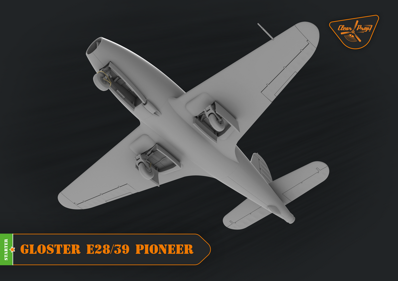 Clear Prop Gloster E28/39 Pioneer