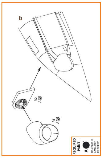 1/72 Clear Prop UH-2 A/B SEASPRITE resin exhaust for CP kit CP72002