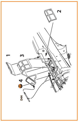 1/72 Clear Prop A5M Claude (early version) vacuum formed canopy for CP kits CP72006/CP72008