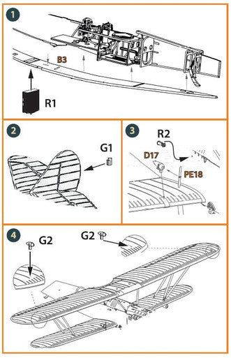 1/72 Clear Prop Polikarpov R-5 Exterior set