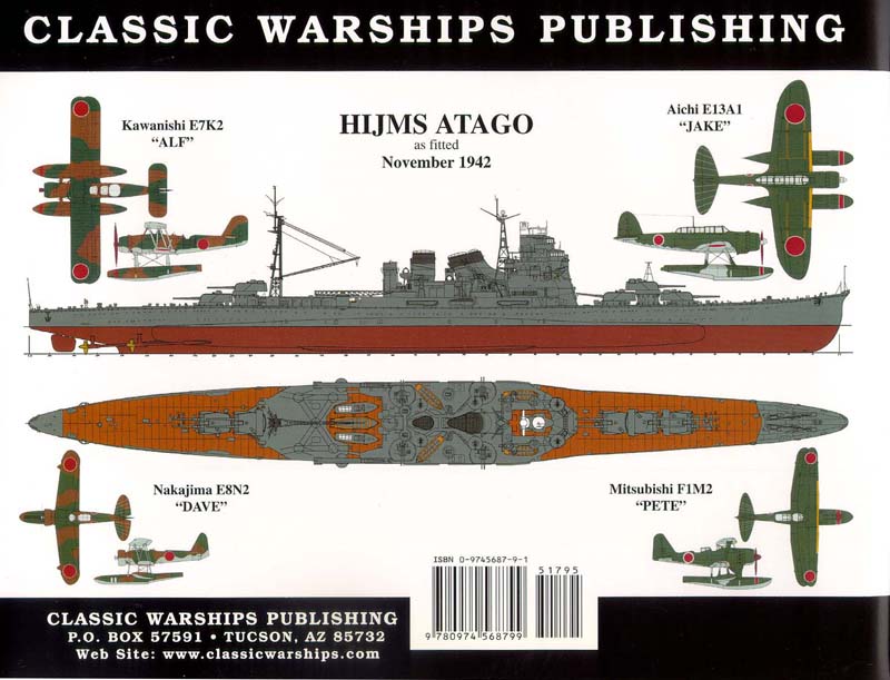 Warship Pictorial No. 30 - IJN Takao Class Cruisers