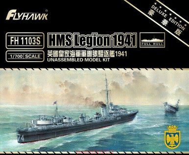 1/700 Flyhawk HMS Legion 1941 (Deluxe Edition)