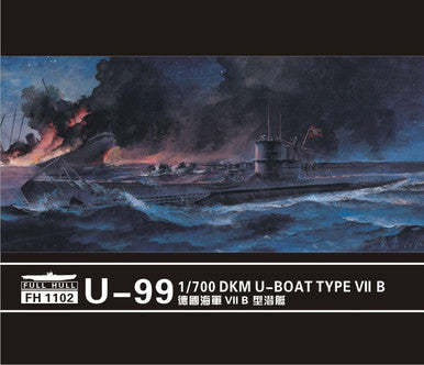 1/700 Flyhawk German Submarine U-99 Type VII B