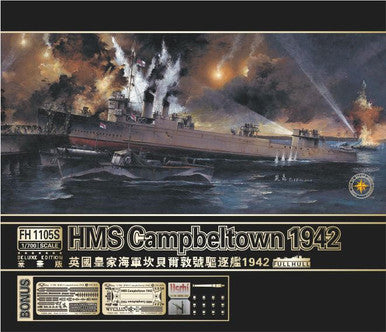 1/700 Flyhawk Models HMS Campbeltown 1942 DELUXE