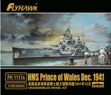 1/700 Flyhawk Models HMS Prince of Wales December 1941 Limited Edition - Deluxe Version