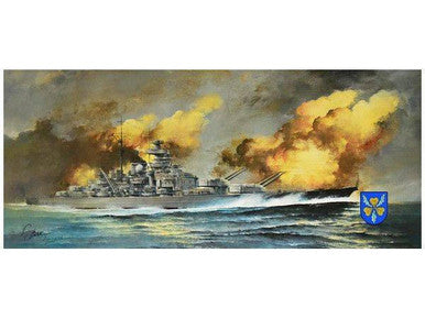 1/700 Flyhawk German Bismarck Battleship Plastic Model Kit