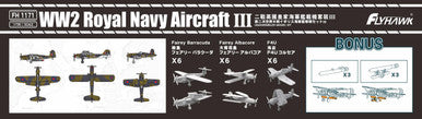 1/700 Flyhawk WW2 Royal Navy Aircraft III