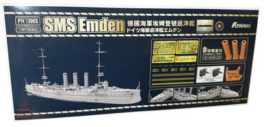 1/700 Flyhawk SMS Emden DELUXE SET Plastic Model Kit