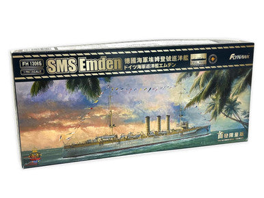 1/700 Flyhawk SMS Emden DELUXE SET Plastic Model Kit