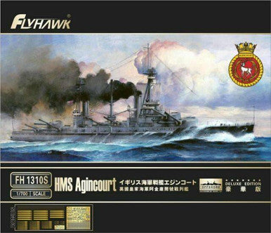 1/700 Flyhawk Models HMS Agincourt Deluxe Edition Plastic Model Kit