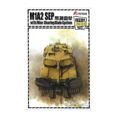 1/72 Flyhawk M1A2 SEP with Mine Clearing Blade System Armor Model Kit