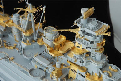 1/350 Flyhawk Super Detail Set Battleship Kongo 1944 Super Detail Photo Etch Set for Aoshima