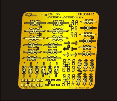 1/350 Flyhawk Models WWII IJN Anchors & Anchor Chain