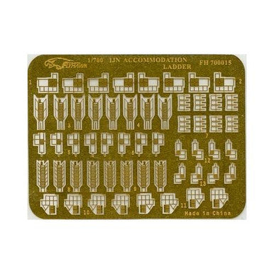 1/700 Flyhawk Photo Etch WWII IJN Accommodation Laddar (w/1 fret)