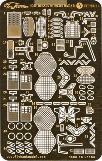 1/700 Flyhawk Photo Etch Russia Modern Radar