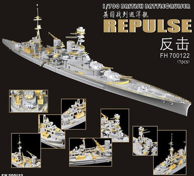 1/700 Flyhawk Photo Etch British Battlecruiser Repulse Set