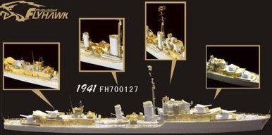 1/700 Flyhawk Photo Etch HMS Destroyer Eskimo 1941 for Trumpeter