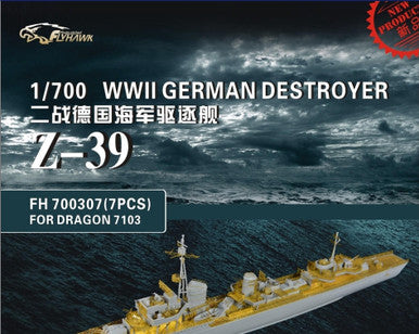 1/700 Flyhawk Photo Etch WWII German Destroyer Z-39 for Dragon