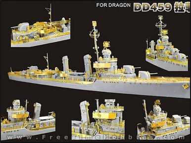 1/700 Flyhawk Photo Etch WWII USN Destroyer Laffey (For Dragon)