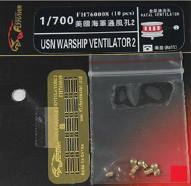 1/700 Flyhawk Photo Etch USN Ventilator Set 2