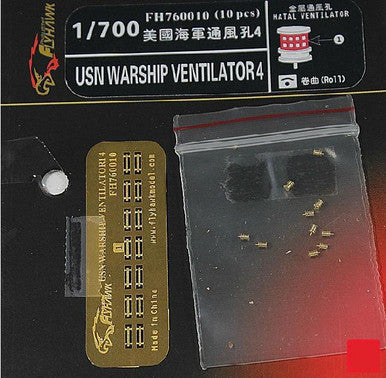 1/700 Flyhawk Photo Etch USN Ventilator Set 4