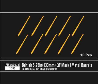 1/700 Flyhawk British 5.25in(133mm) QF Mark I Metal Gun Barrels