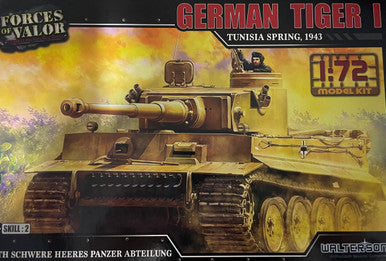 1/72 Forces of Valor German Tiger I (Early Production) - Tunesia, Spring, 1943