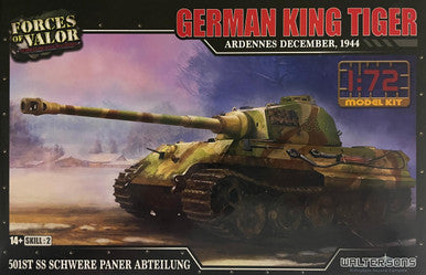 1/72 Forces of Valor German King Tiger (Henschel turret) - Ardennes, December, 1944