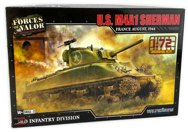 1/72 Forces of Valor M4A1 Sherman 1944 Plastic Model Kit