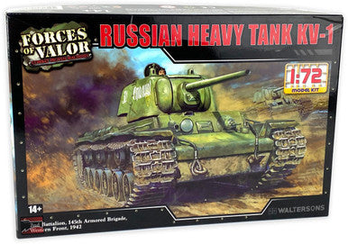 1/72 Forces of Valor Russian KV-1 Tank Plastic Model Kit