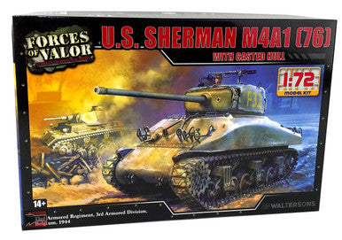 1/72 Forces of Valor M4A1 Sherman Plastic Model Kit