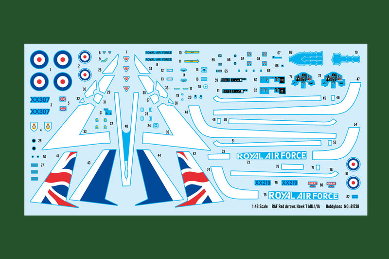 RAF RED ARROWS HAWK T MK.1/1A