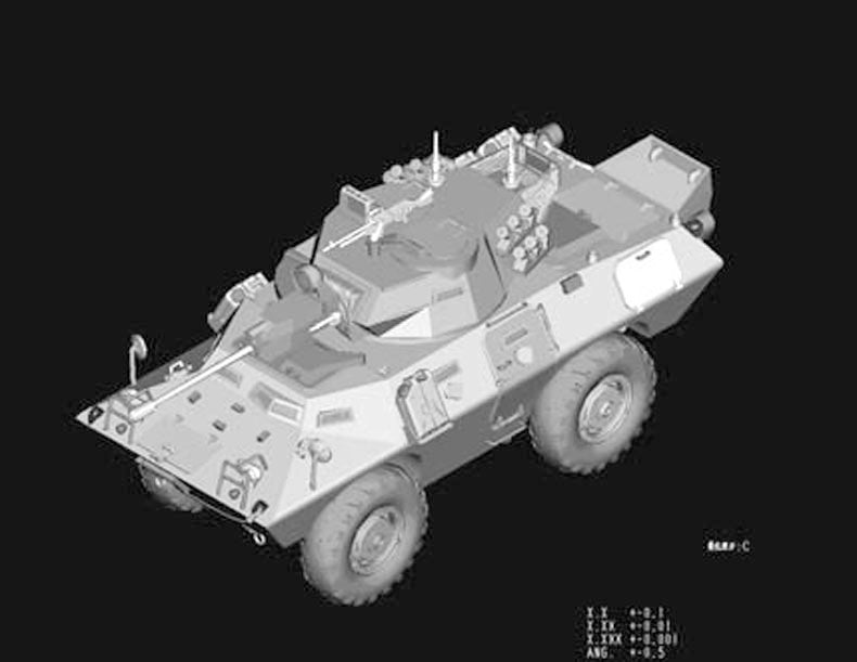 V-150 COMMANDO      W/20MM CANNON