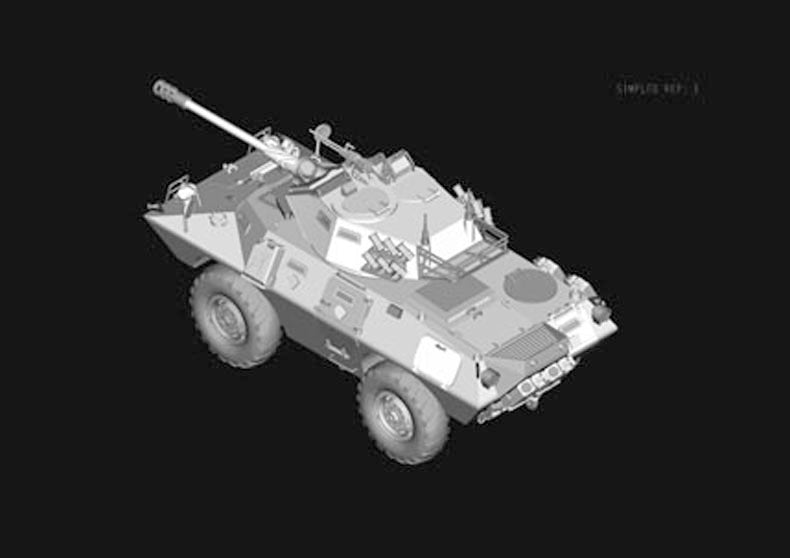 LAV-150 COMMANDO AFVW/COCKERILL 90MM GUN