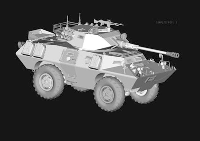 LAV-150 COMMANDO AFVW/COCKERILL 90MM GUN