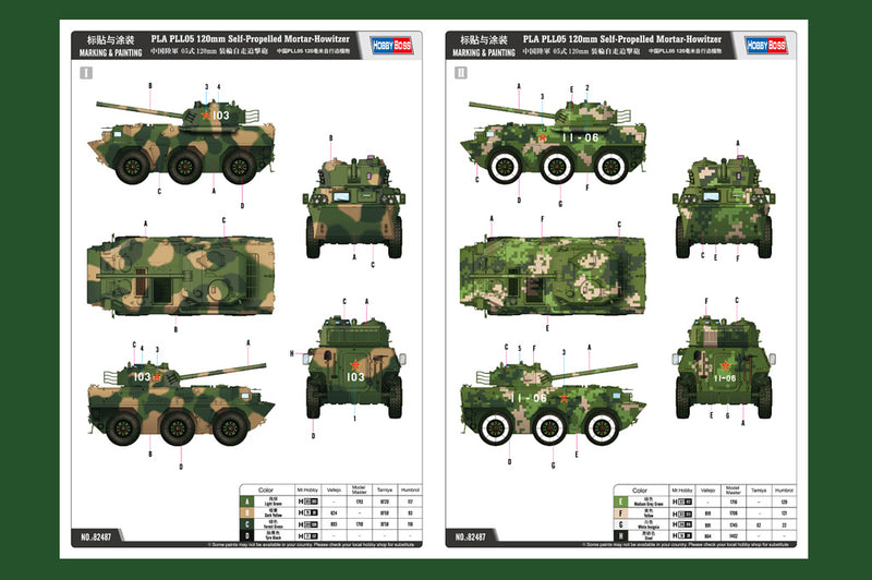 PLA PLL05 120MM SELFPROP MORTAR-HOWITZER