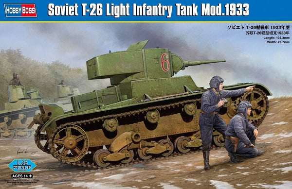 SOVIET T-26 LIGHT INFANTRY TANK MOD.1933