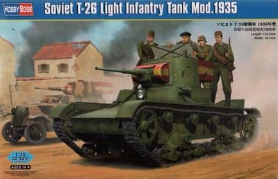 SOVIET T-26 LIGHT INFANTRY TANK MOD.1935