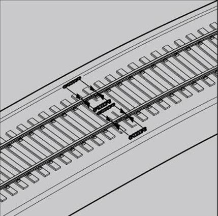 GERMAN RAILWAY      CURVED TRACK